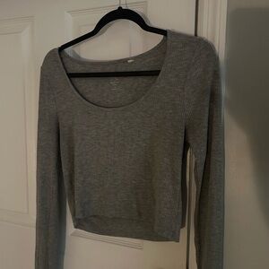 PacSun Gray Long Sleeve Top
